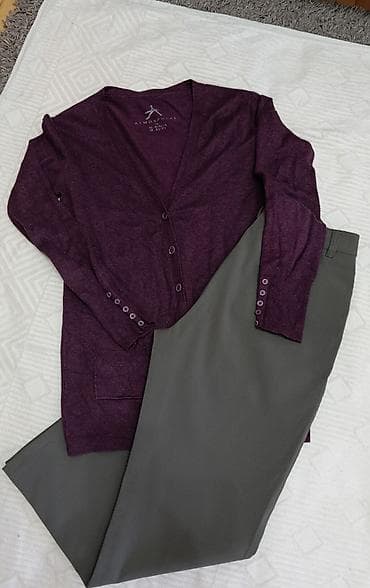 Women's Clothing: Esprit pantalone u kompletu sa burgundi kardiganom. M veličina at lalafo.rs — 2 Women's Clothing: Esprit pantalone u kompletu sa burgundi kardiganom. M veličina — 2