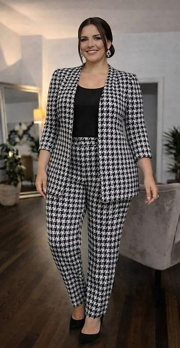 Women's Clothing: 03. L. ✨ PEPITO KOMPLETI ZA PUNIJE ✨ Elegancija koja nikad ne izlazi at lalafo.rs — 1 Women's Clothing: 03. L. ✨ PEPITO KOMPLETI ZA PUNIJE ✨ Elegancija koja nikad ne izlazi — 1