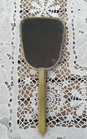 Antique Mirrors: Starinsko ručno ogledalo MESING elegantan retro detalj 30cm. Prelepo at lalafo.rs — 6 Antique Mirrors: Starinsko ručno ogledalo MESING elegantan retro detalj 30cm. Prelepo — 6