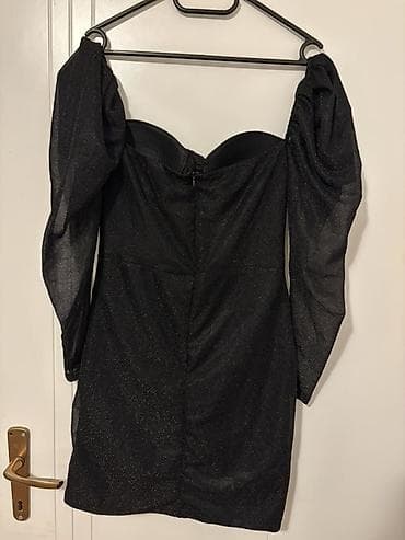 Crna mini haljina za večernje izlaske. - Kroj: uska silueta, mini na lalafo.rs — 5 Crna mini haljina za večernje izlaske. - Kroj: uska silueta, mini — 5