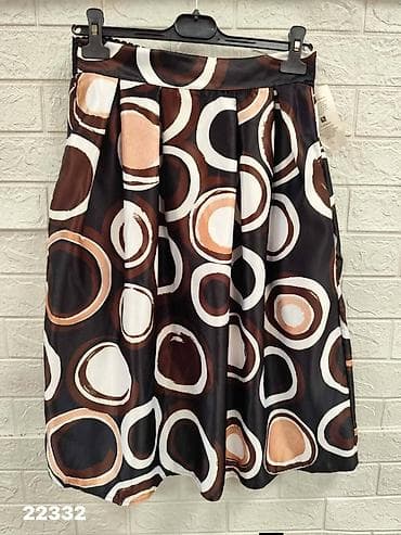 Ženska midi suknja A-kroja sa visokim strukom - Silueta: raskošno na lalafo.rs — 5 Ženska midi suknja A-kroja sa visokim strukom - Silueta: raskošno — 5