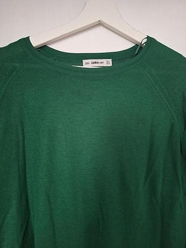 Zara zeleni dzemperic, bluza, S velicina, napred kraci neko nazad at lalafo.rs — 2 Zara zeleni dzemperic, bluza, S velicina, napred kraci neko nazad — 2
