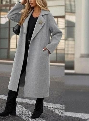 zenske broj: Elegantni ženski kaput – duži kroj sa rever kragnom i diskretnim at lalafo.rs — 3 zenske broj: Elegantni ženski kaput – duži kroj sa rever kragnom i diskretnim — 3