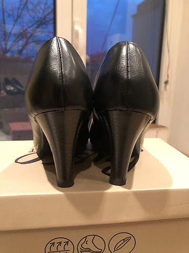 Nove crne salonke br.39, visina štikle 8,5cm, sa mekanim jastučićima na lalafo.rs — 4 Nove crne salonke br.39, visina štikle 8,5cm, sa mekanim jastučićima — 4