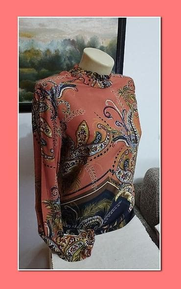 Reserved prelepa šarena bluza. Oko vrata ima karnerić pogledajte i at lalafo.rs — 1 Reserved prelepa šarena bluza. Oko vrata ima karnerić pogledajte i — 1