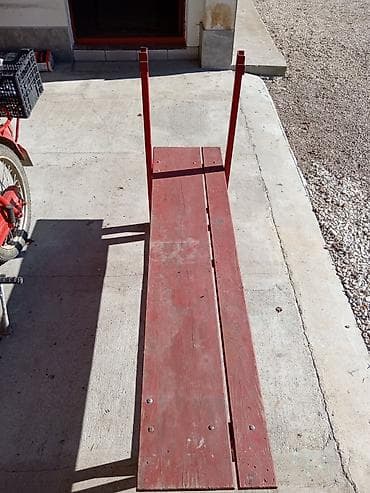 Ironing Boards: Bench, Wood, color - Red, Used at lalafo.rs — 3 Ironing Boards: Bench, Wood, color - Red, Used — 3