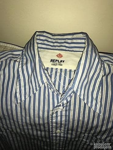 Original Replay kosulja M 100% cotton Ramena 44cm, duzina 75cm, rukav na lalafo.rs — 3 Original Replay kosulja M 100% cotton Ramena 44cm, duzina 75cm, rukav — 3
