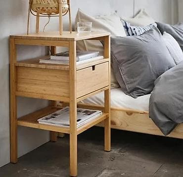 Furniture: Noćni ormarić od bambusa – funkcionalan i moderan - Materijal at lalafo.rs — 3 Furniture: Noćni ormarić od bambusa – funkcionalan i moderan - Materijal — 3