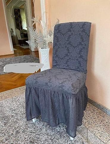 Navlake za stolice sa karnerima 6kom na lalafo.rs — 5 Navlake za stolice sa karnerima 6kom — 5