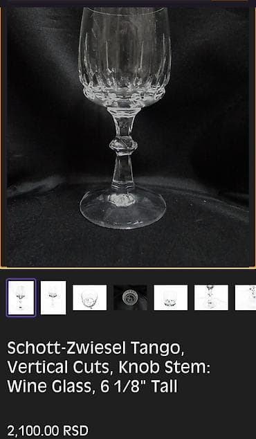 Antiques: Case Tango, kristal,led kristal za vino Nemacke iz 80ih.god. Case at lalafo.rs — 2 Antiques: Case Tango, kristal,led kristal za vino Nemacke iz 80ih.god. Case — 2