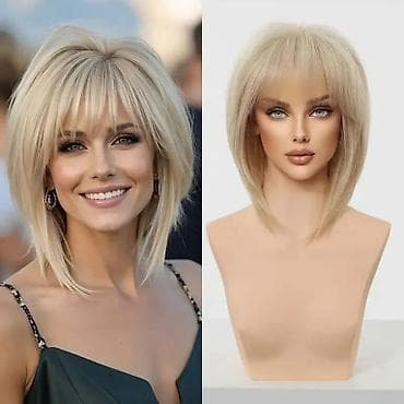 Perike od sintetičkih vlakana – crna boja - Stilovi: duga ravna sa na lalafo.rs — 8 Perike od sintetičkih vlakana – crna boja - Stilovi: duga ravna sa — 8