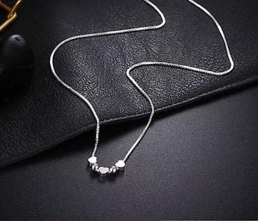 Srebrni lančić sa privescima – žig 925 - Materijal:srebro 925 (žig na lalafo.rs — 2 Srebrni lančić sa privescima – žig 925 - Materijal:srebro 925 (žig — 2