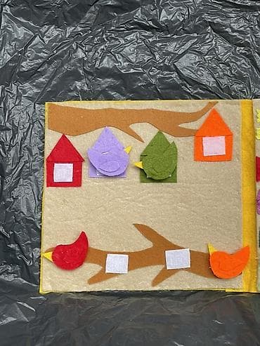 Tihi (quiet) taktilni filc album/knjiga za ranu stimulaciju i finu na lalafo.rs — 5 Tihi (quiet) taktilni filc album/knjiga za ranu stimulaciju i finu — 5