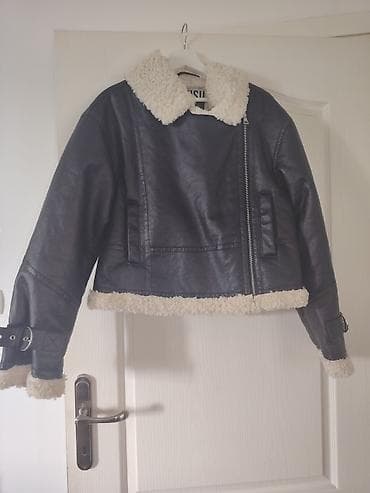 Ženska pilotska jakna AMISU - Model: kratka “aviator/biker” jakna - na lalafo.rs — 1 Ženska pilotska jakna AMISU - Model: kratka “aviator/biker” jakna - — 1