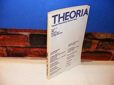 Theoria broj 3-4 1984 mek povez 24 cm na predlistu ispisan potpis na lalafo.rs Theoria broj 3-4 1984 mek povez 24 cm na predlistu ispisan potpis