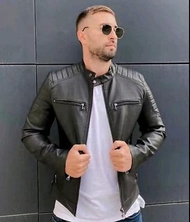 Muška motoristička kožna jakna – crna Gs - Model sa kratkim na lalafo.rs Muška motoristička kožna jakna – crna Gs - Model sa kratkim