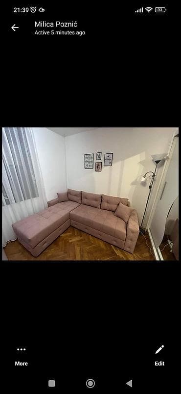 Ugaona garnitura DORA 250X160
Za spavanje kad se razvuce 215x130 na lalafo.rs — 7 Ugaona garnitura DORA 250X160
Za spavanje kad se razvuce 215x130 — 7