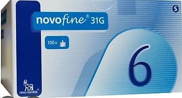Novofine 31G iglice za pen-injektore – dužina 6 mm. - Proizvođač at lalafo.rs Novofine 31G iglice za pen-injektore – dužina 6 mm. - Proizvođač
