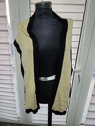 Pletena ženska prsluk-pončo bez kopčanja - Model: lagani otvoreni na lalafo.rs Pletena ženska prsluk-pončo bez kopčanja - Model: lagani otvoreni