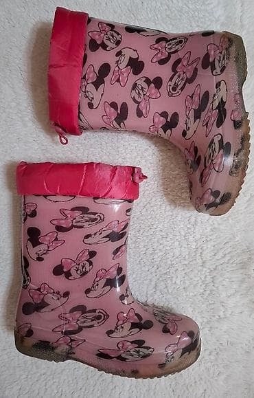 Minnie Mouse čizme gumene postavljene iznutra celom dužinom i dnom sa at lalafo.rs — 7 Minnie Mouse čizme gumene postavljene iznutra celom dužinom i dnom sa — 7