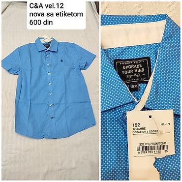 C&A dečija košulja kratkih rukava, veličina 152 (12 Jahre). Model na lalafo.rs — 1 C&A dečija košulja kratkih rukava, veličina 152 (12 Jahre). Model — 1