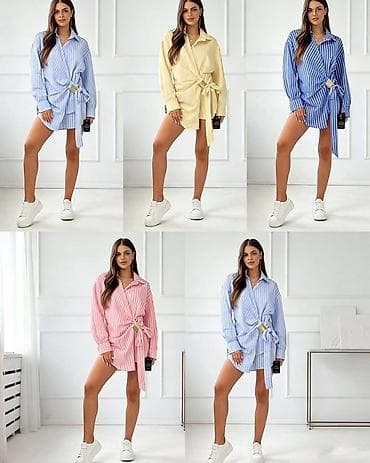 Košulja-haljina na preklop sa prugama
2600 din na lalafo.rs Košulja-haljina na preklop sa prugama
2600 din