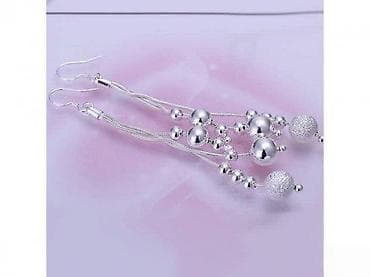 Duge viseće minđuše od srebra 925 - Materijal: pravo srebro 925 na lalafo.rs Duge viseće minđuše od srebra 925 - Materijal: pravo srebro 925