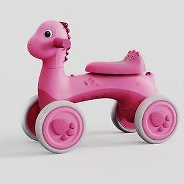 Dečje guralo u obliku simpatičnog dinosaurusa – roze boje. - Stabilna na lalafo.rs Dečje guralo u obliku simpatičnog dinosaurusa – roze boje. - Stabilna