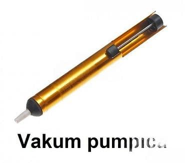 Vakum pumpica za skidanje kalaja (desoldering pumpa) - Ručna vakum na lalafo.rs Vakum pumpica za skidanje kalaja (desoldering pumpa) - Ručna vakum