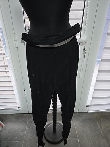 Crne ženske helanke/pantalone sa niskim međunožjem (harem stil) na lalafo.rs Crne ženske helanke/pantalone sa niskim međunožjem (harem stil)