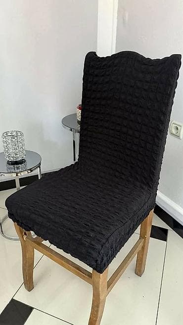 Textile: Elastične navlake za stolice – teksturisani waffle dezen. Komplet od 6 at lalafo.rs — 4 Textile: Elastične navlake za stolice – teksturisani waffle dezen. Komplet od 6 — 4