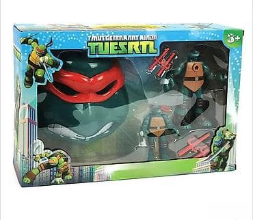 Rafael Maska sa 2 Figure – Ninja Kornjače Set za Decu 🔴 Akcioni set na lalafo.rs — 2 Rafael Maska sa 2 Figure – Ninja Kornjače Set za Decu 🔴 Akcioni set — 2