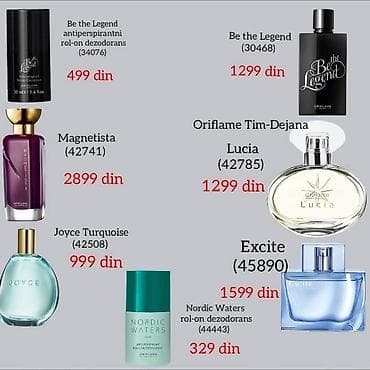 original esprit: Oriflame mirisi i dezodoransi – izbor različitih linija sa naznačenim at lalafo.rs — 1 original esprit: Oriflame mirisi i dezodoransi – izbor različitih linija sa naznačenim — 1