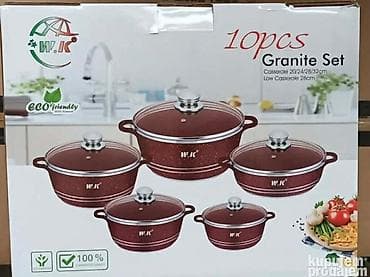 Pet serpi sa pet staklenih poklopaca 10 delova Eco friendly Lonac na lalafo.rs — 7 Pet serpi sa pet staklenih poklopaca 10 delova Eco friendly Lonac — 7