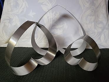 Prcenovi novi za torte poslastice srca,od nerdjajuceg celika Nemacka at lalafo.rs — 7 Prcenovi novi za torte poslastice srca,od nerdjajuceg celika Nemacka — 7