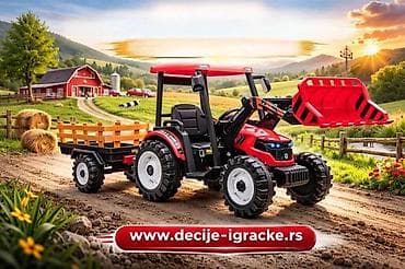 eko koza sa: Dečiji električni traktor sa prikolicom i utovarivačem – Premium at lalafo.rs — 2 eko koza sa: Dečiji električni traktor sa prikolicom i utovarivačem – Premium — 2