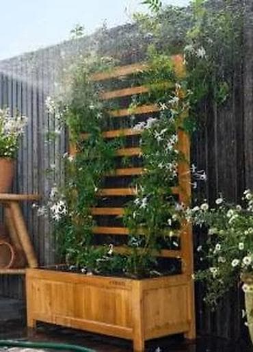 cepaci za drva: Parkside drvena saksija sa rešetkom (Planter with Trellis) - na lalafo.rs — 8 cepaci za drva: Parkside drvena saksija sa rešetkom (Planter with Trellis) - — 8
