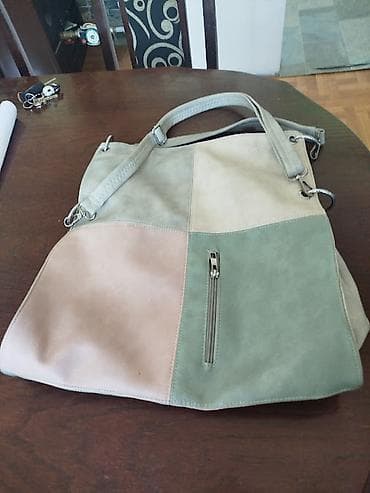 Prostrana ženska torba od eko‑kože, patchwork dizajn u pastelnim na lalafo.rs Prostrana ženska torba od eko‑kože, patchwork dizajn u pastelnim