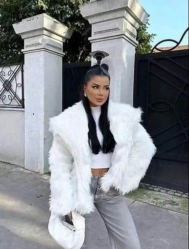 Sa postavom, Veštačko krzno, bоја - Bela na lalafo.rs Sa postavom, Veštačko krzno, bоја - Bela