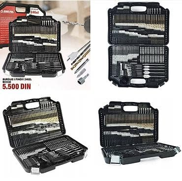 Set burgija i bitova 246 delova – Mar-Pol M2330 u koferu Opis: - na lalafo.rs Set burgija i bitova 246 delova – Mar-Pol M2330 u koferu Opis: -