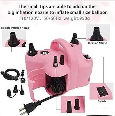 Pumpa za Balone sa Nastavcima – Električna Leptir Oblik 🎈🔌 Ova na lalafo.rs — 2 Pumpa za Balone sa Nastavcima – Električna Leptir Oblik 🎈🔌 Ova — 2