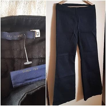 bermude teksas br: Ženske pantalone Blu Sand – crne, klasičnog kroja sa blagim širenjem at lalafo.rs — 3 bermude teksas br: Ženske pantalone Blu Sand – crne, klasičnog kroja sa blagim širenjem — 3