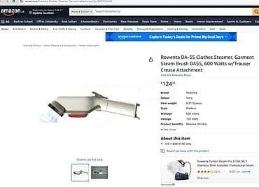 Irons: Rowenta DA-55 ručni parni uređaj za odeću (garment steamer) sa at lalafo.rs — 2 Irons: Rowenta DA-55 ručni parni uređaj za odeću (garment steamer) sa — 2