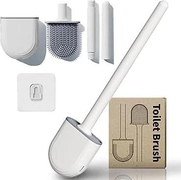 Silikonska WC četka sa zidnim držačem - Materijal glave: meki TPR na lalafo.rs Silikonska WC četka sa zidnim držačem - Materijal glave: meki TPR