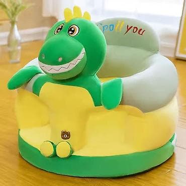 Mekana dečja foteljica u obliku zelenog dinosaurusa - Dizajn: veseli na lalafo.rs Mekana dečja foteljica u obliku zelenog dinosaurusa - Dizajn: veseli