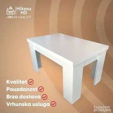 ✨ KLUB STOČIĆ S – BELA BOJA ✨ ✔ Moderan i praktičan stočić za svaki na lalafo.rs ✨ KLUB STOČIĆ S – BELA BOJA ✨ ✔ Moderan i praktičan stočić za svaki