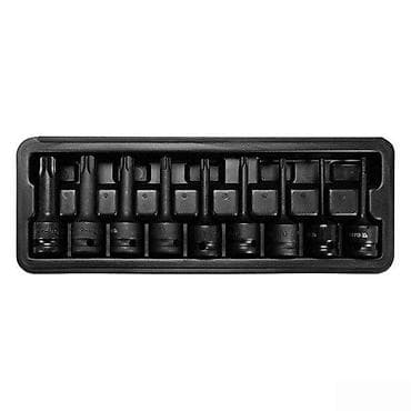 Setovi pneumatskih alata: Set udarnih Torx bit-nastavaka na kvadrat 1/2" u plastičnom ležištu na lalafo.rs — 2 Setovi pneumatskih alata: Set udarnih Torx bit-nastavaka na kvadrat 1/2" u plastičnom ležištu — 2