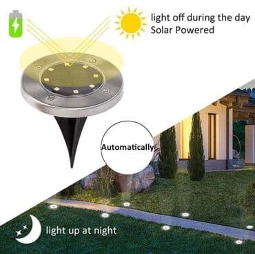 Garden Lighting: ⬆️Novo - Disk Lights - Baštenske solarne disk ubodne lampe 4 kom ⬆️ at lalafo.rs — 1 Garden Lighting: ⬆️Novo - Disk Lights - Baštenske solarne disk ubodne lampe 4 kom ⬆️ — 1