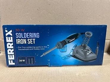 Electric Power Tools: Ferrex set za lemljenje – 30 W Komplet sadrži: - lemilicu snage 30 W at lalafo.rs — 6 Electric Power Tools: Ferrex set za lemljenje – 30 W Komplet sadrži: - lemilicu snage 30 W — 6