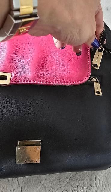 CELINE trapeze multicolor original vintage kožna torba. Velika, moze na lalafo.rs — 5 CELINE trapeze multicolor original vintage kožna torba. Velika, moze — 5